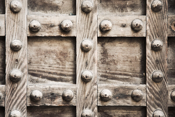 Old wooden wall texture. High contrast effect.