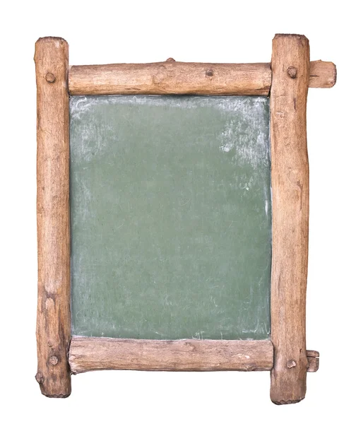 Mała tablica z drewnianą ramą — Zdjęcie stockowe