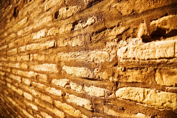 Αρχαίο πέτρινο τοίχο — Φωτογραφία Αρχείου