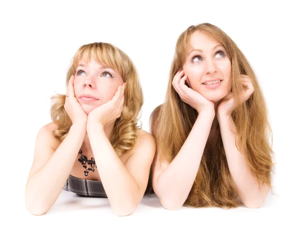 Two dreaming women — Stock Photo, Image