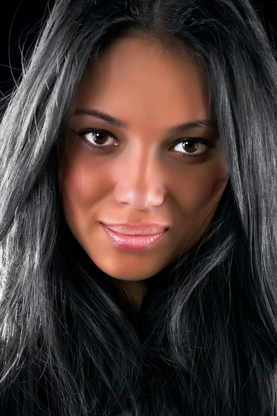 Young brunette woman portrait — Stock Photo, Image