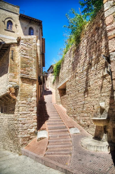 Κοινή ιταλική δρόμο της παλιάς πόλης — Φωτογραφία Αρχείου