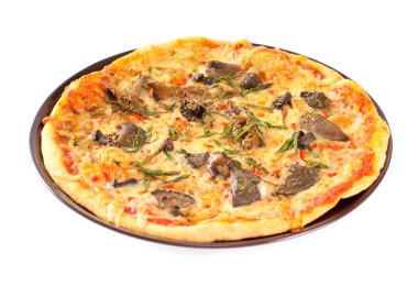 mantarlı pizza