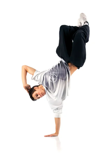 年轻男子现代舞蹈 — 图库照片