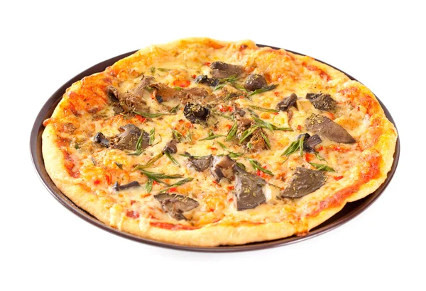 Pizza with mushrooms — Stock Photo, Image