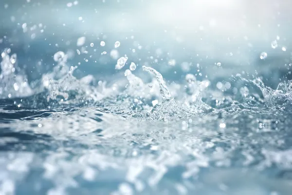 Water spatten close-up — Stockfoto