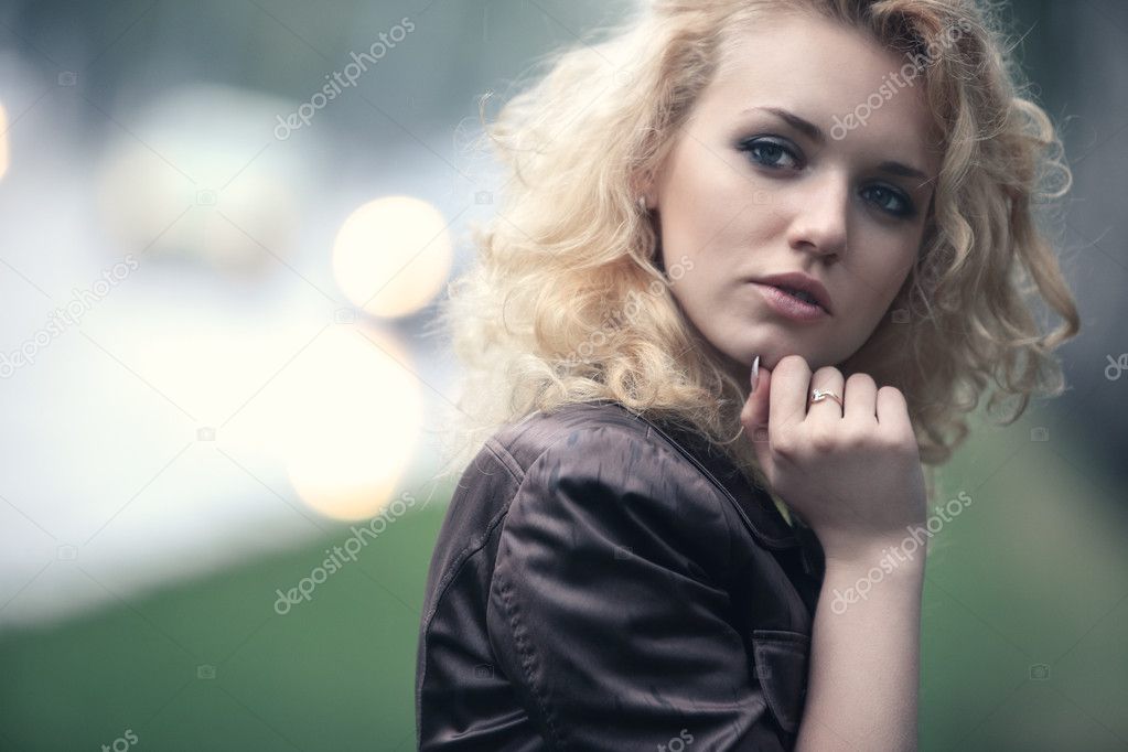 Young woman outdoors portrait