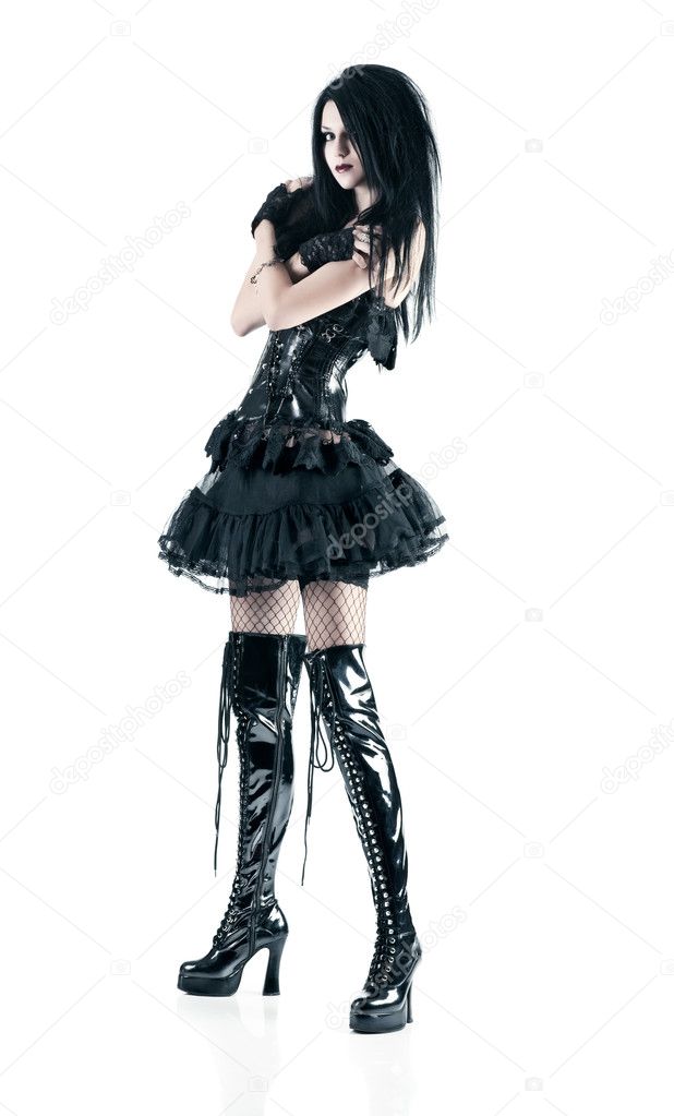 Lady goth hi-res stock photography and images - Alamy