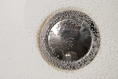 Bubbles on bottom of a bath clipart