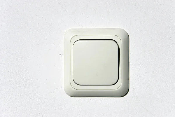 Lichtschalter an einer Wand — Stockfoto