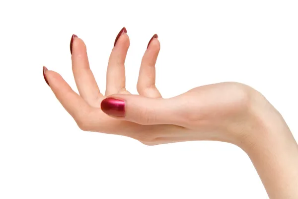 Woman support hand — Stock Photo, Image