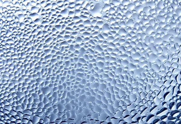 Krople wody na szkło — Zdjęcie stockowe