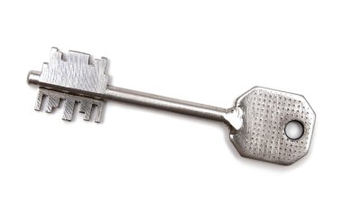 Metallic key clipart