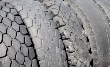 Several tyres clipart