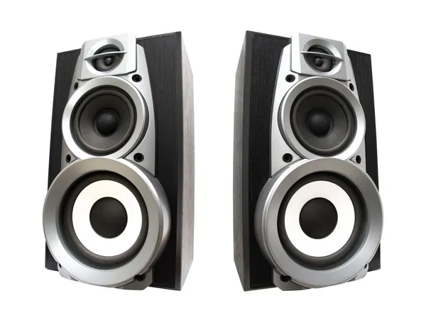 Twee grote luidsprekers — Stockfoto