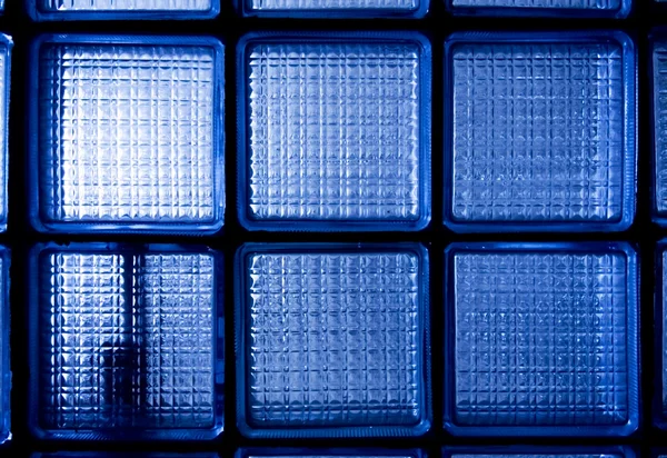 Blaues undurchsichtiges Glas — Stockfoto