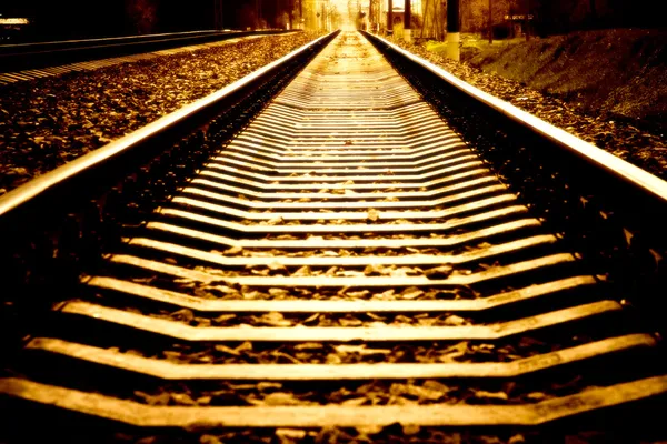 Railroad perspective — Stock Photo, Image