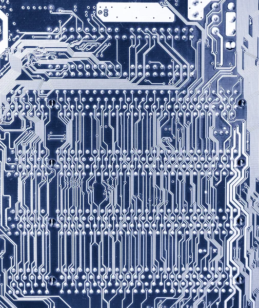 Computer chip underside — Stock Photo, Image