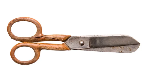 Staré zavřené nůžky — Stock fotografie