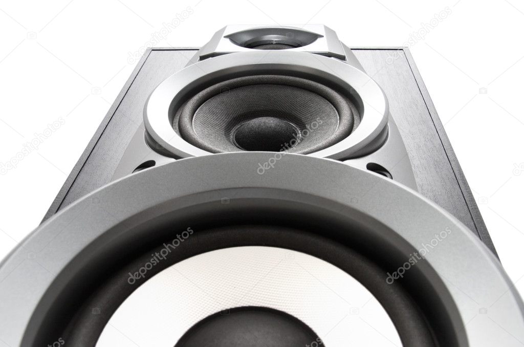 Big loud speaker bottom view