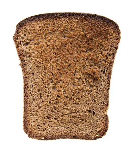 Scheibe braunes Brot — Stockfoto