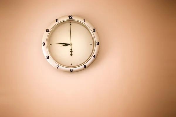 Clock on a wall — Stock Photo, Image