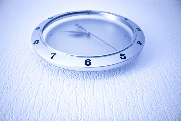 Modern clock on wall — Stock Photo, Image