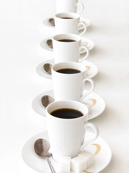 Kopjes koffie. — Stockfoto