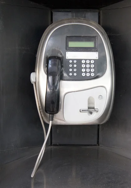 Téléphone public moderne — Photo