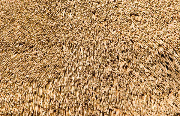 Straw on a roof