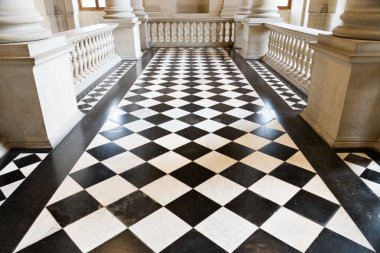 Chequer floor clipart