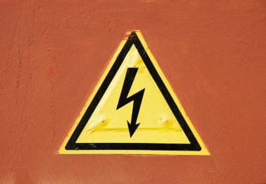 tehlike elektrik işareti