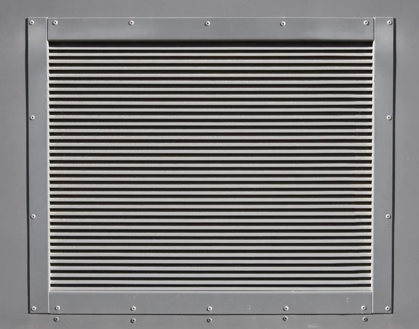 Grey metallic lattice front view — Stock Photo, Image