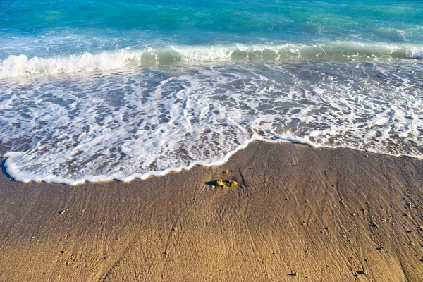 stock image Tranquil sea coast with small waves