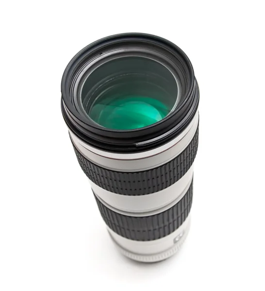 Obiettivo della fotocamera teleobiettivo — Foto Stock