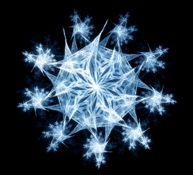 Abstract snowflake