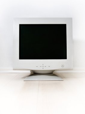 Computer CRT monitor clipart