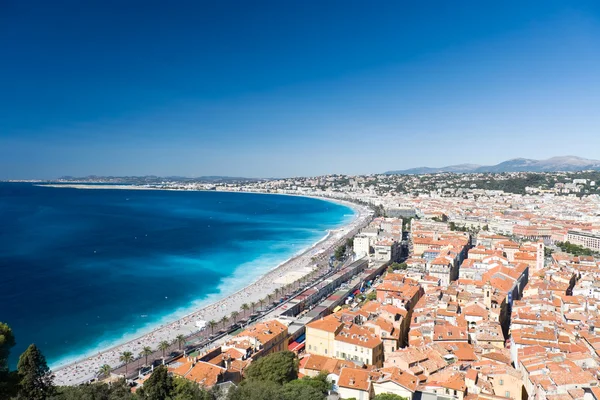 Vista sobre Nice cidade — Fotografia de Stock
