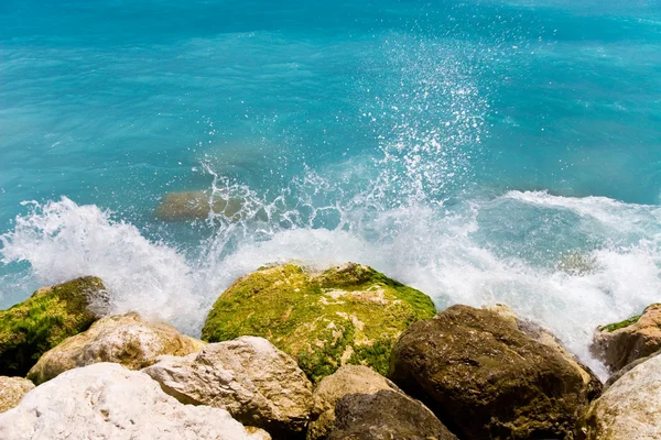 Morze surf zbliżenie — Zdjęcie stockowe