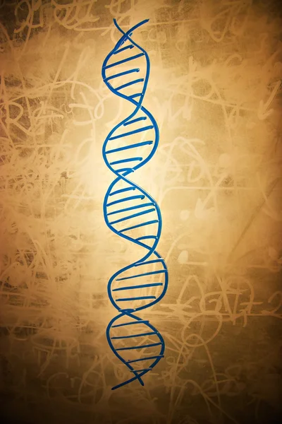 stock image DNA symbol on dirty school board