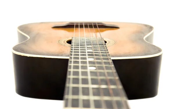 Gitar beyaz üzerine izole — Stok fotoğraf
