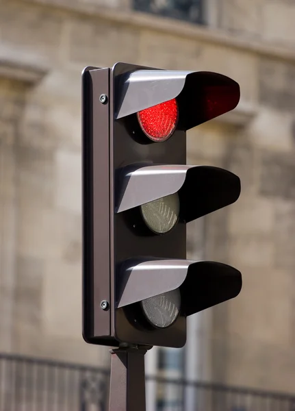 Traffic lights on urban background — Stock Photo, Image