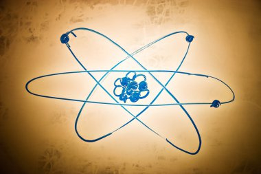 Atomic structure clipart