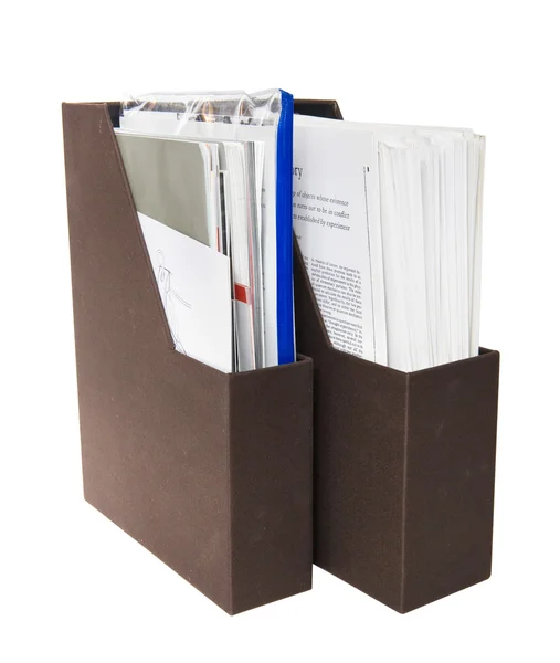 Folders with papers — Stock Photo, Image
