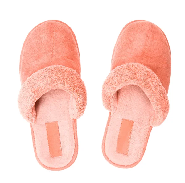 Růžové pantofle (pohled shora) — Stock fotografie
