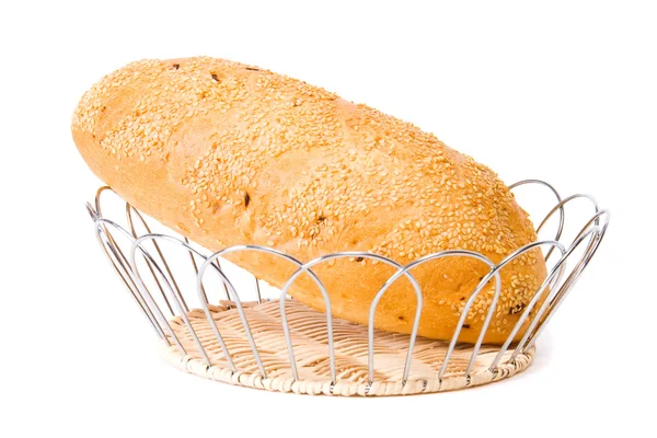 Beyaz ekmek canister içinde — Stok fotoğraf