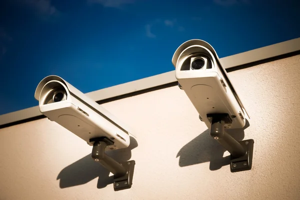 Güvenlik video kameralar — Stok fotoğraf