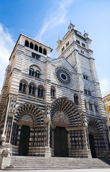 Vecchia cattedrale di Genova — Foto Stock
