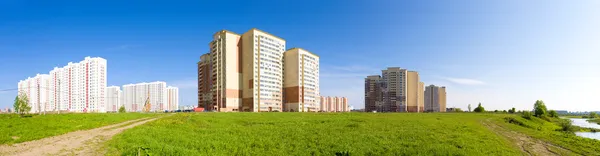 New buildings panorama — Stock Photo, Image