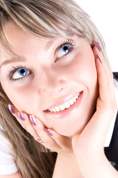 Young happy woman portrait — Stock Photo, Image